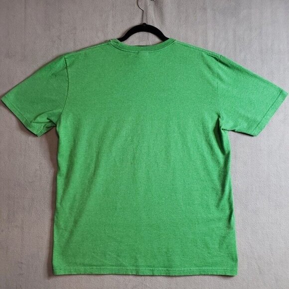 The North Face Mens Sz L Green Graphic T shirt Big Logo  Crew Neck Outdoor Tee - Picture 2 of 11